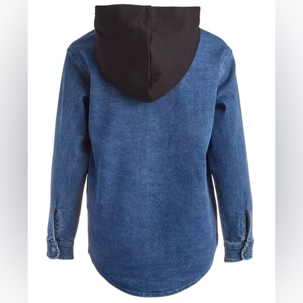 Epic Threads Hooded Denim Shacket. Boy’s M. NWT. - Picture 7 of 10